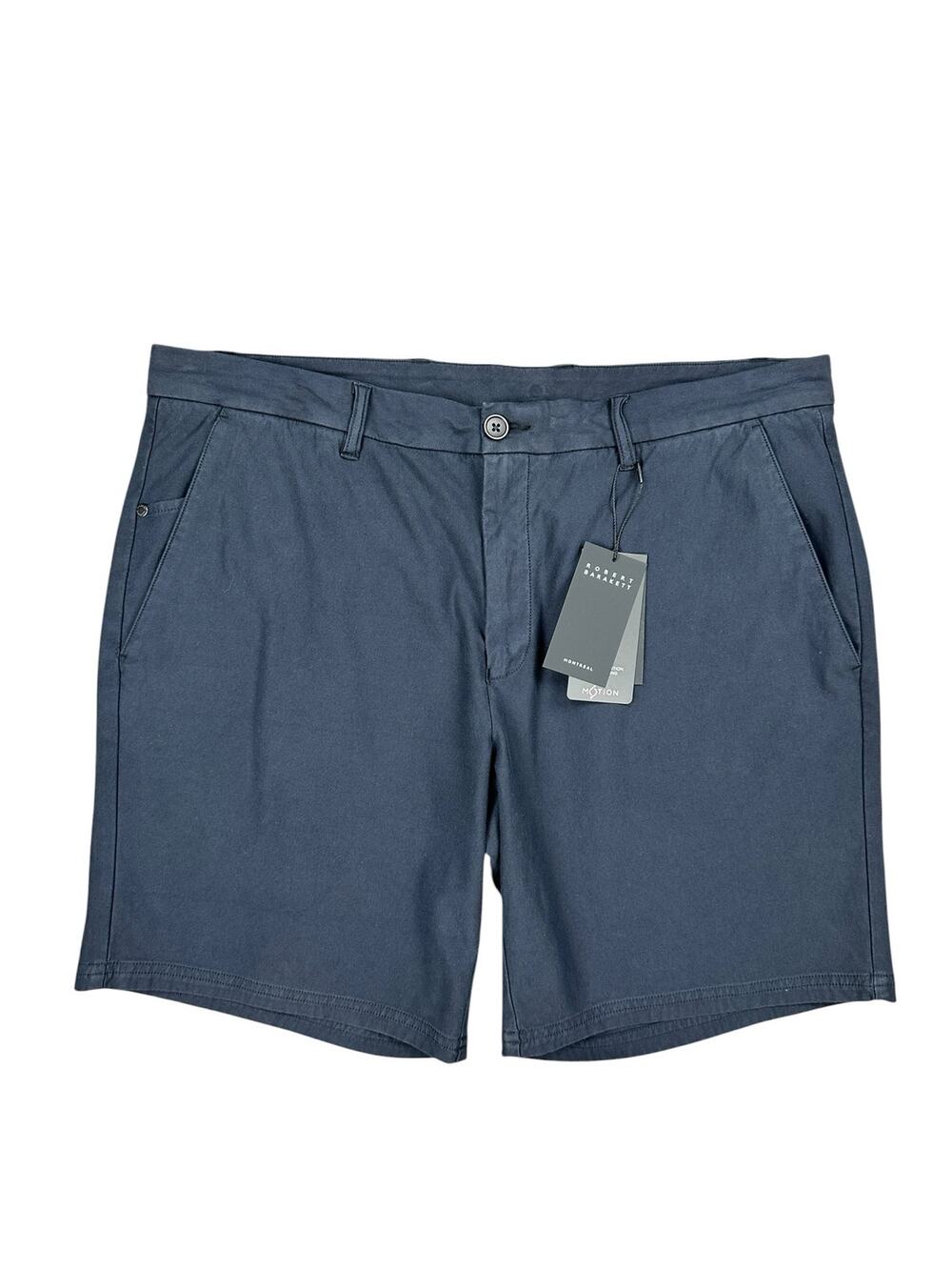 Robert Barakett Ernie Knit Chino Motion Shorts Navy NWT — Size 38